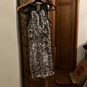 Tahari sequinned dress